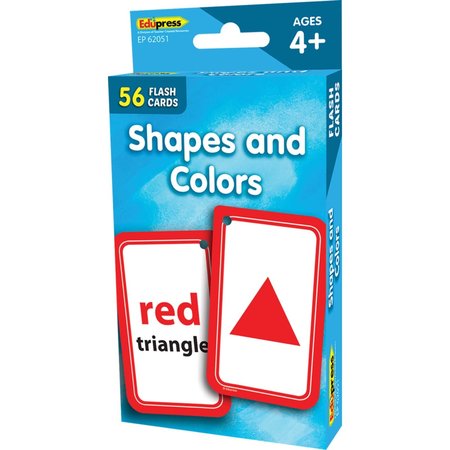 EDUPRESS Shapes and Colors Flash Cards TCR62051